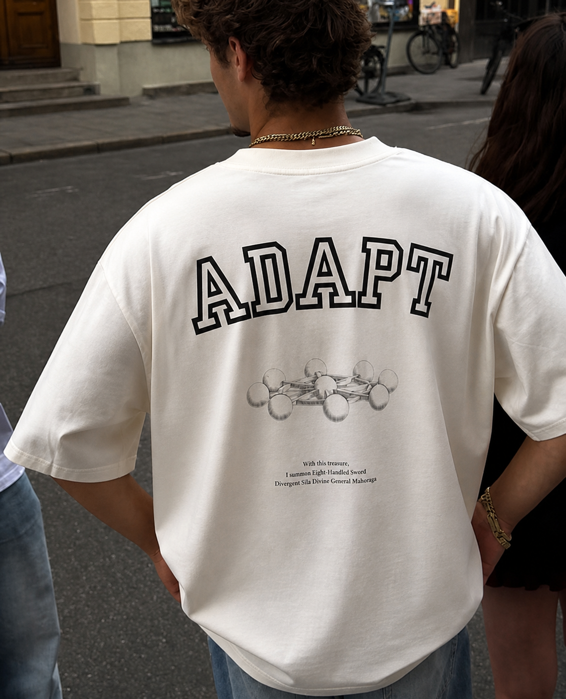 Mahoraga Kurse Mark Tee by PODpartner, featuring bold graphic design on a casual men's cotton t-shirt.