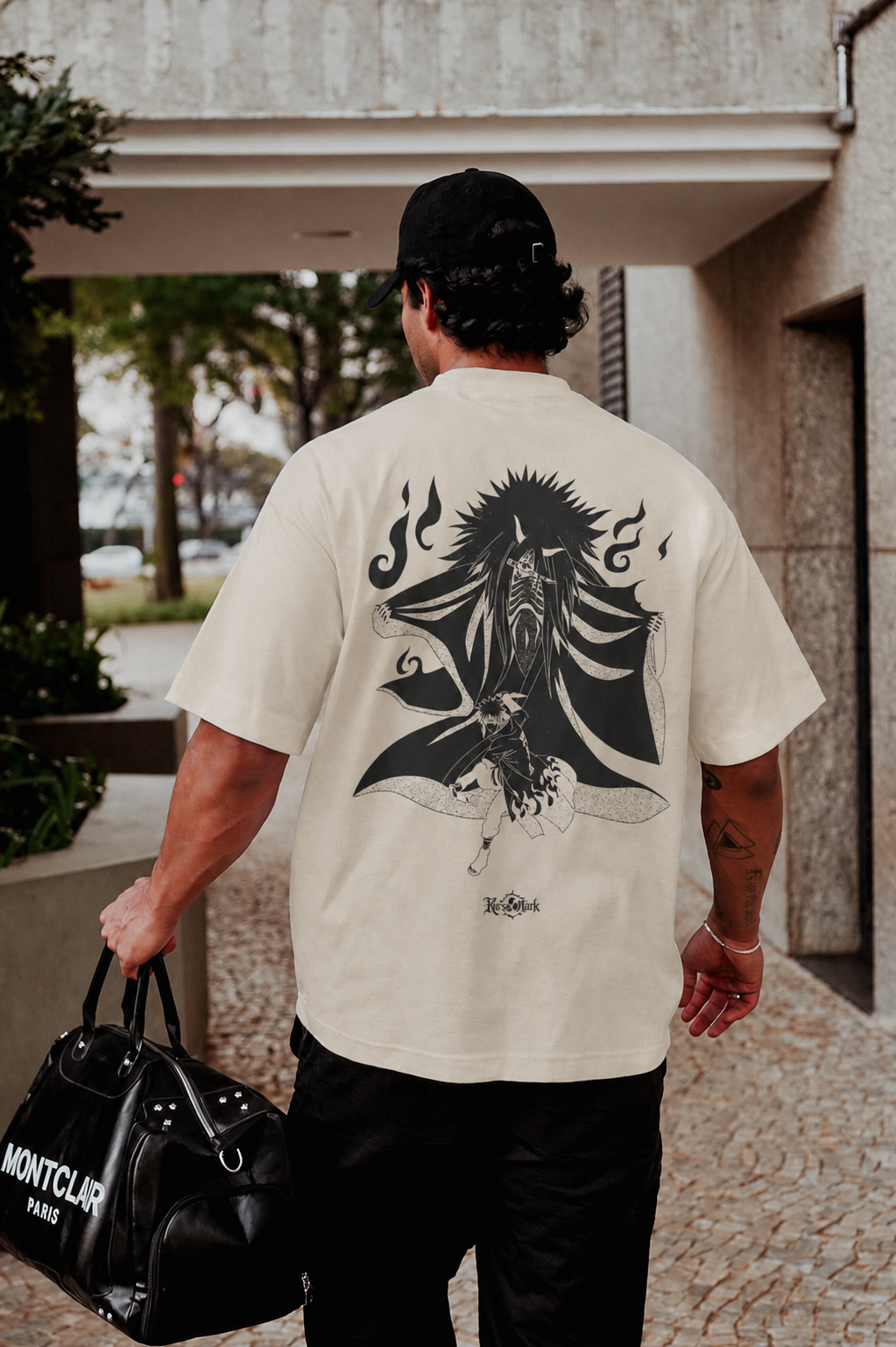 Reaper Death Kurse Mark Tee by PODpartner featuring a graphic print of the Reaper character on a black t-shirt.
