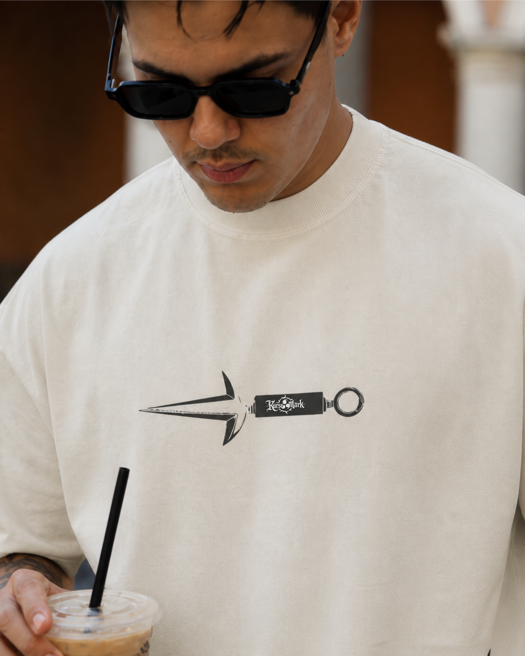 Reaper Death Kurse Mark Tee by PODpartner featuring graphic print, casual fit, and comfortable cotton fabric.