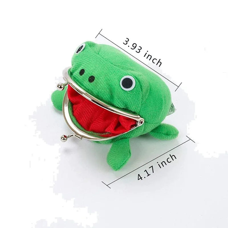 Frog Kurse Mark Plush Coin Purse