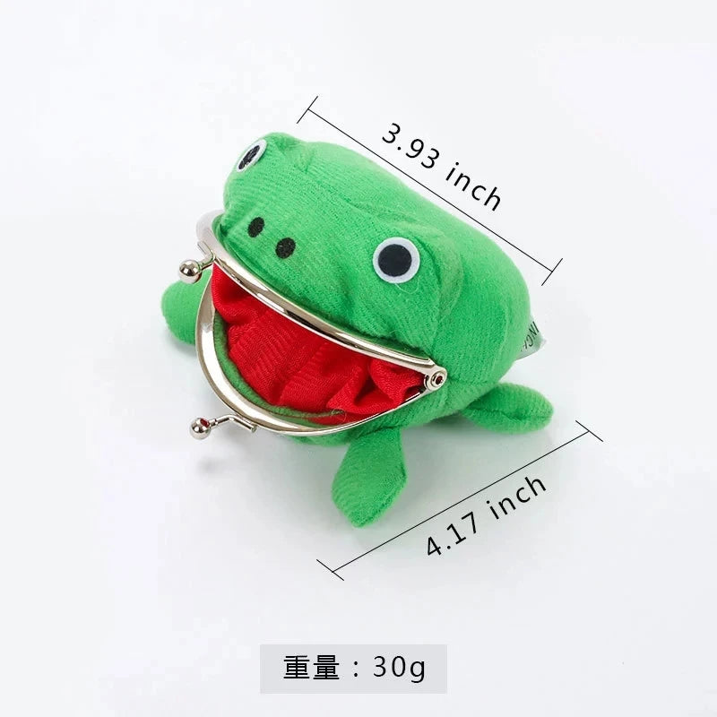 Frog Kurse Mark Plush Coin Purse