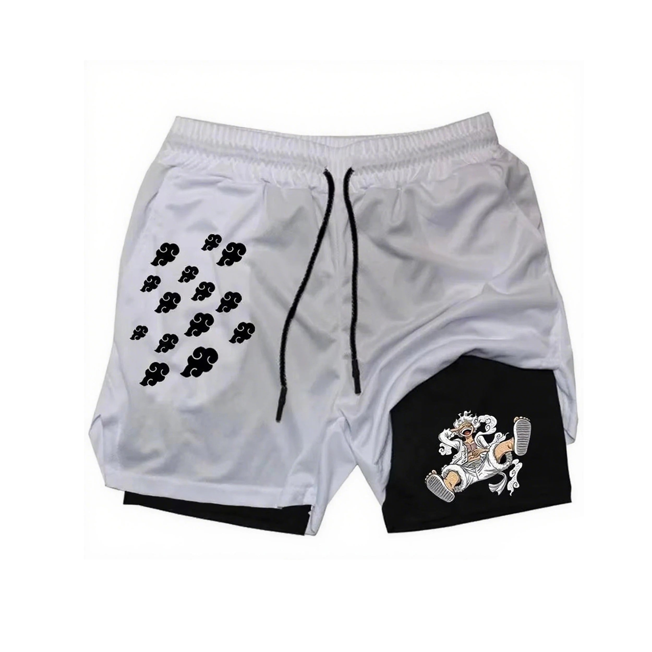 Luffy Gear 5 Kurse Mark 2-in-1 Training Shorts