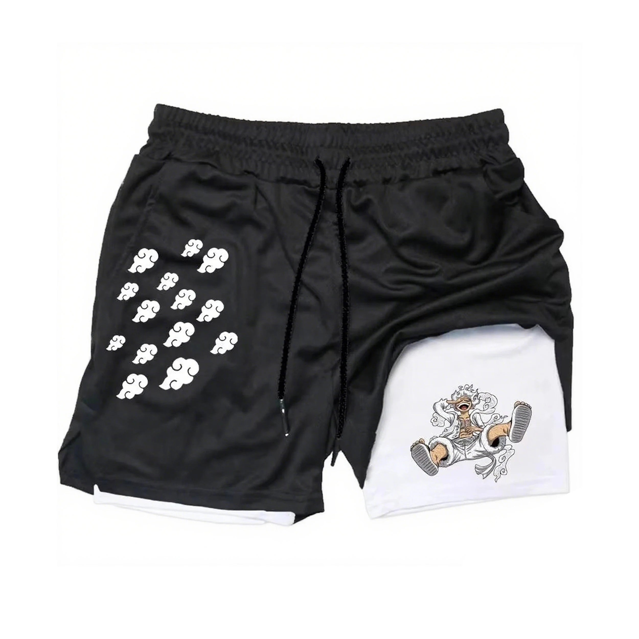 Luffy Gear 5 Kurse Mark 2-in-1 Training Shorts