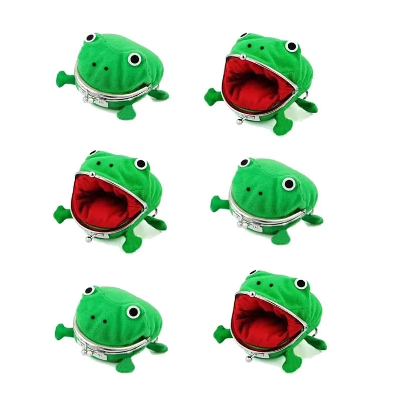Frog Kurse Mark Plush Coin Purse