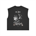 Back view of PODpartner Guts Kurse Mark tank top featuring bold graphic design and comfortable fit.