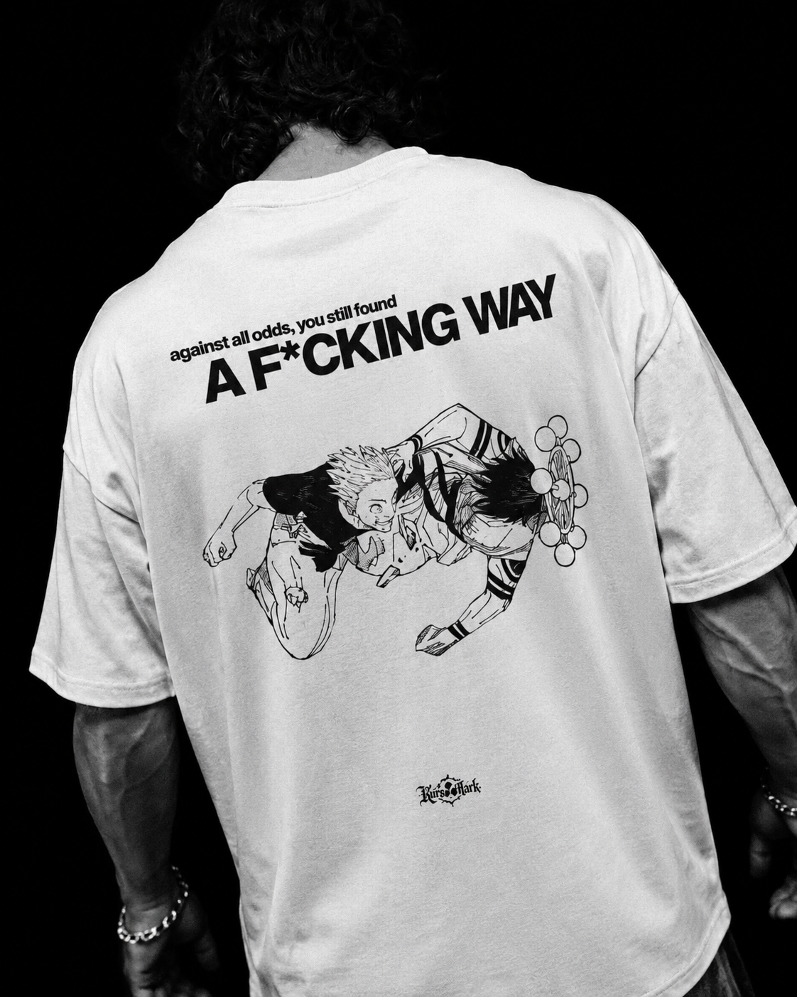 Gojo's Mentality Kurse Mark Black Tee