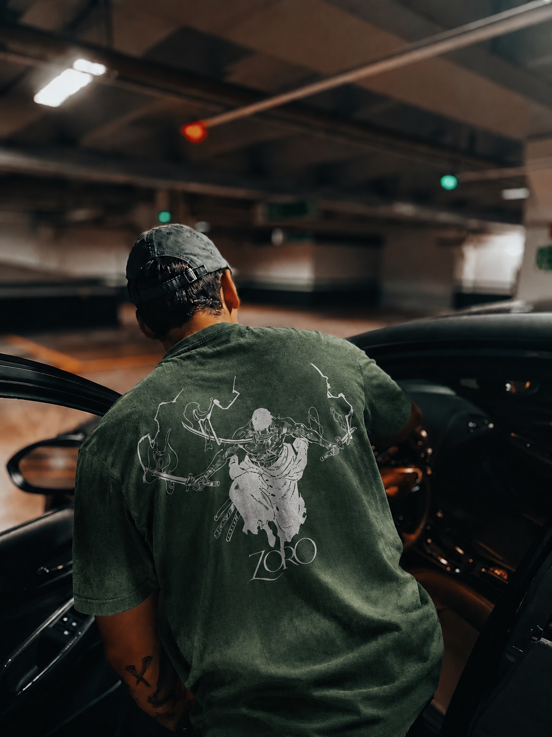 Zoro King of Hell Kurse Mark Washed Tee