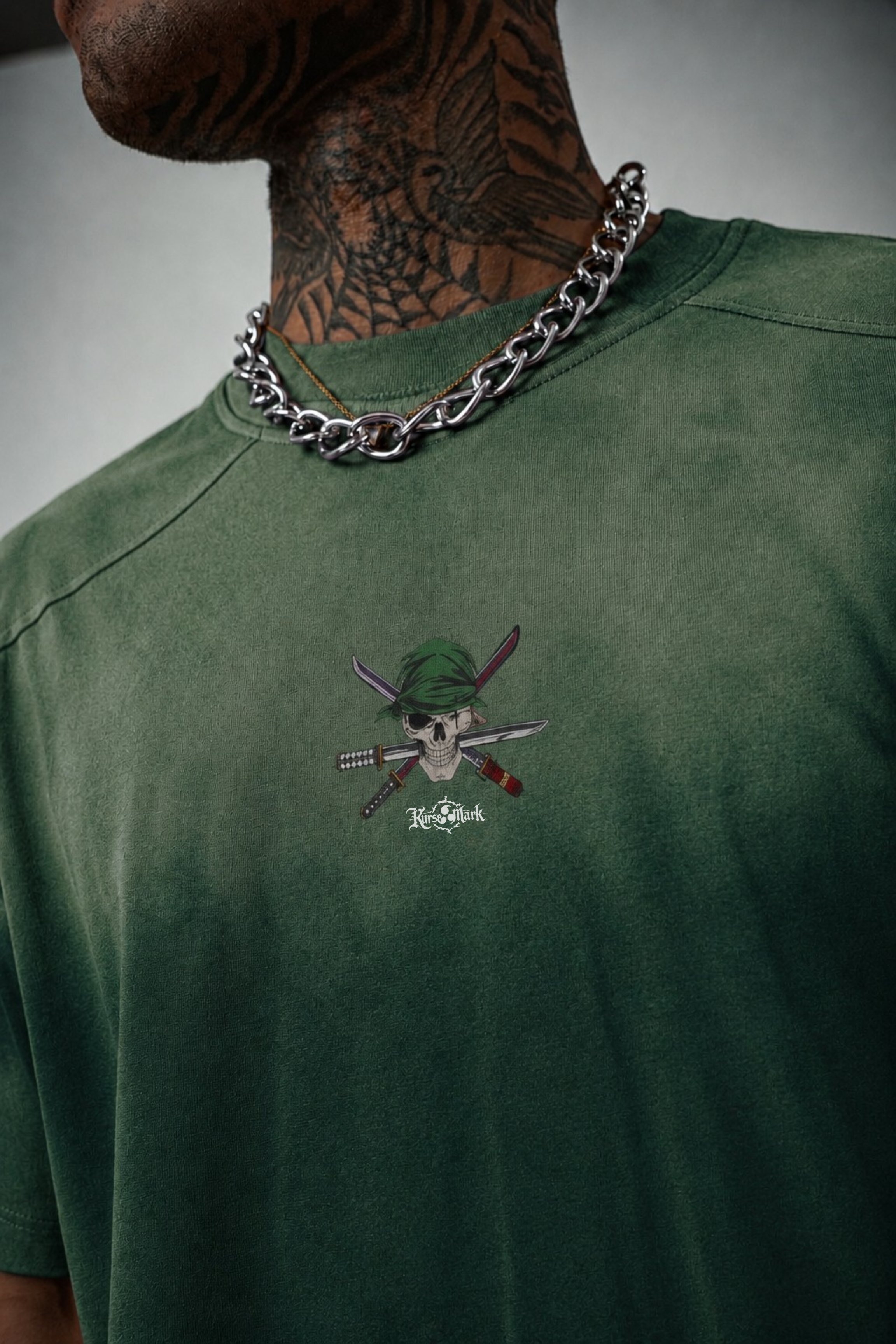 Zoro King of Hell Kurse Mark Washed Tee