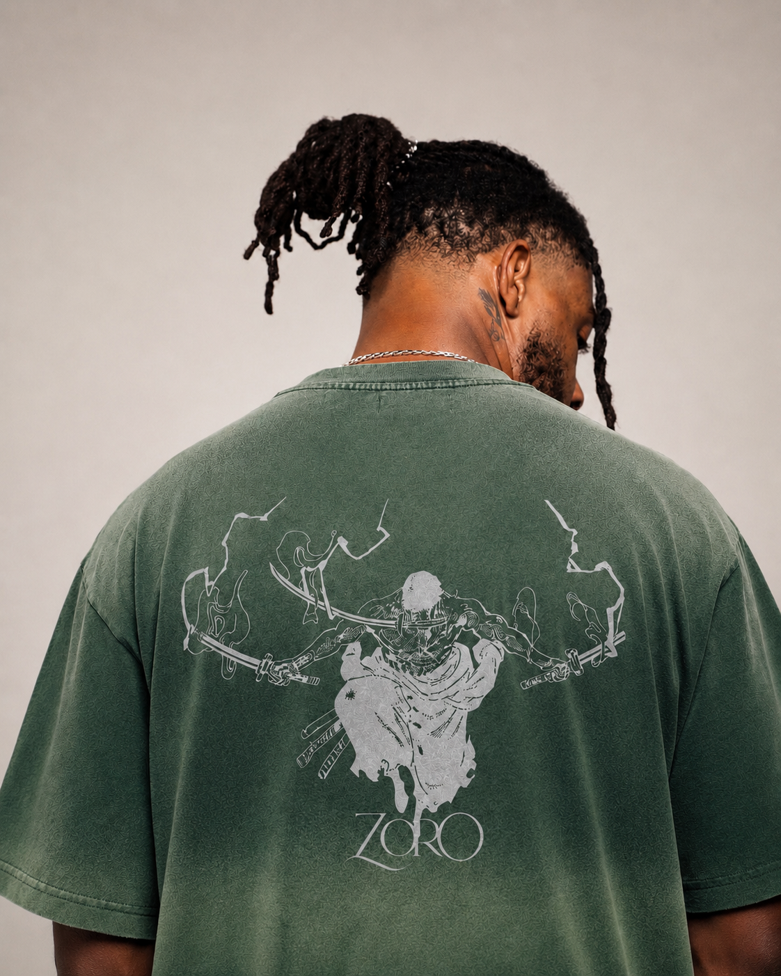Zoro King of Hell Kurse Mark Washed Tee