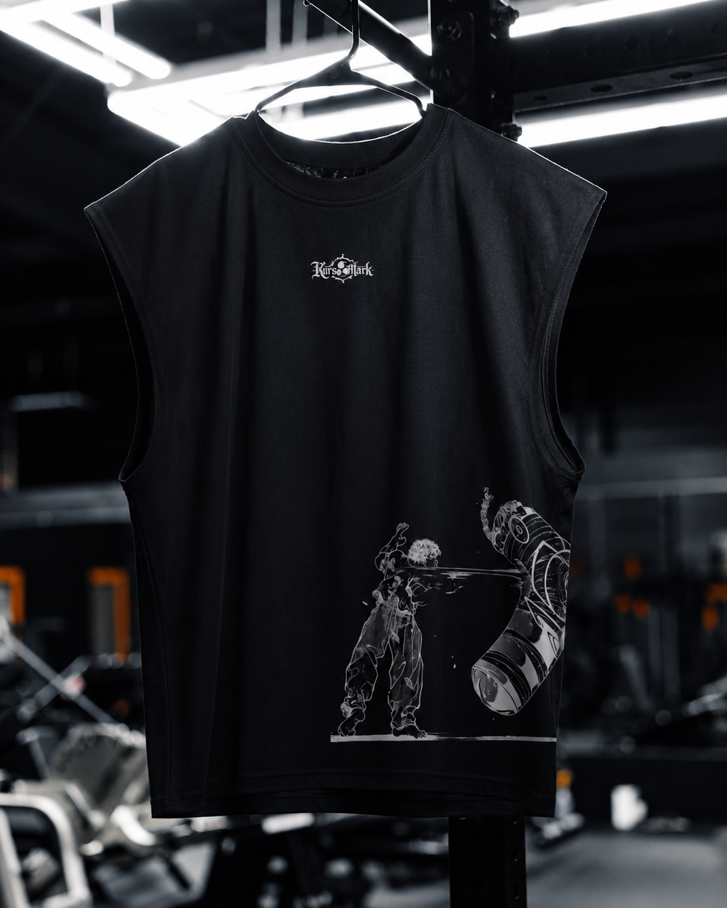 Baki Hanma Kurse Mark Tank Top