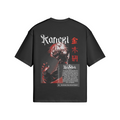 Back view of PODpartner Ken Kaneki Kurse Mark T-shirt featuring Kaneki's signature design on a black cotton tee.