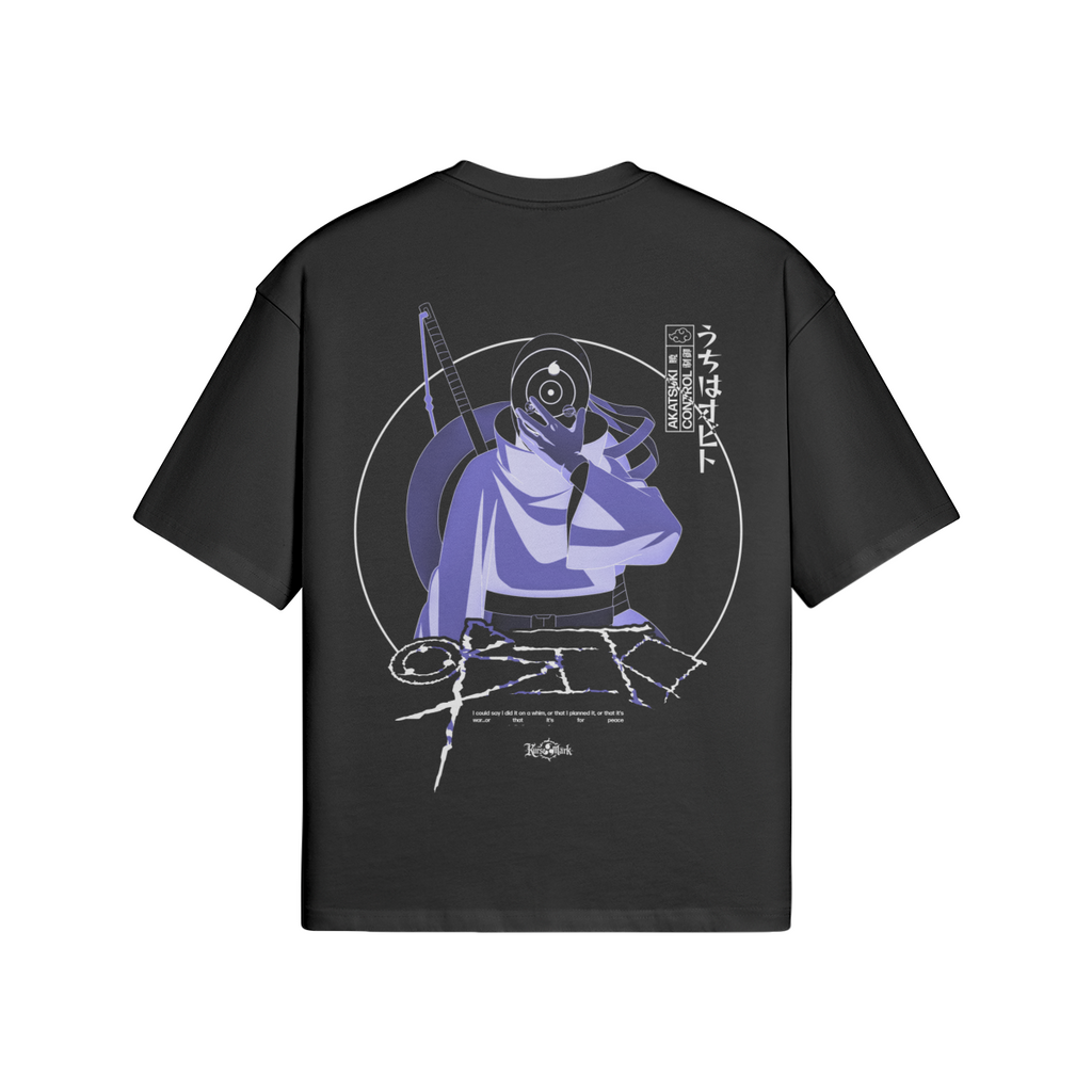 Back view of PODpartner Obito Kurse Mark Tee, featuring a graphic print on the back and a classic crew neckline.