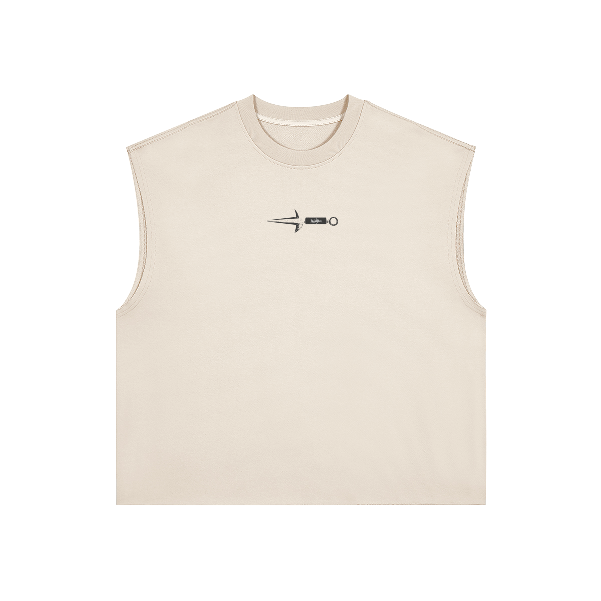 Reaper Death Kurse Mark tank top by PODpartner showing front view with graphic design and sleeveless fit.