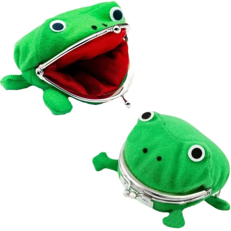 Frog Kurse Mark Plush Coin Purse