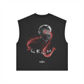 Sukuna Kurse Mark Tank Top by PODpartner featuring bold graphic design and comfortable fit, displayed on a hanger.