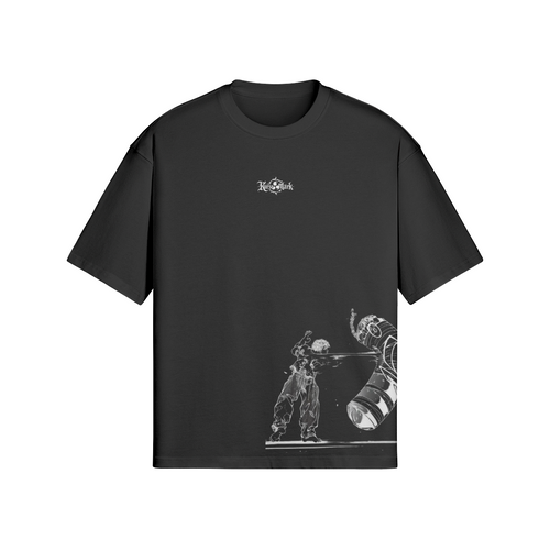 Baki Hanma Kurse Mark Tee from PODpartner featuring bold graphic print on a casual T-shirt.