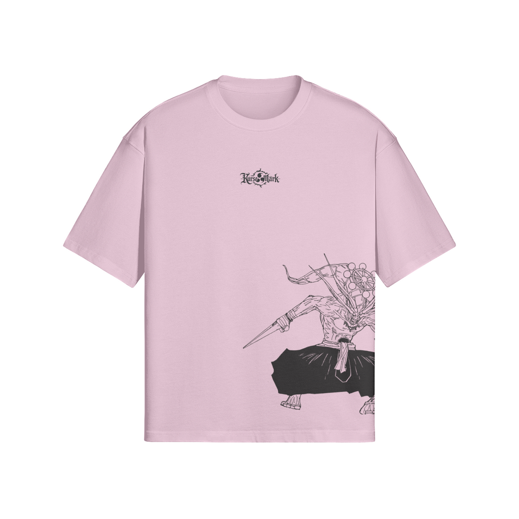 Mahoraga Kurse Mark Tee by PODpartner featuring graphic print on a casual T-shirt, displayed flat on a white background.