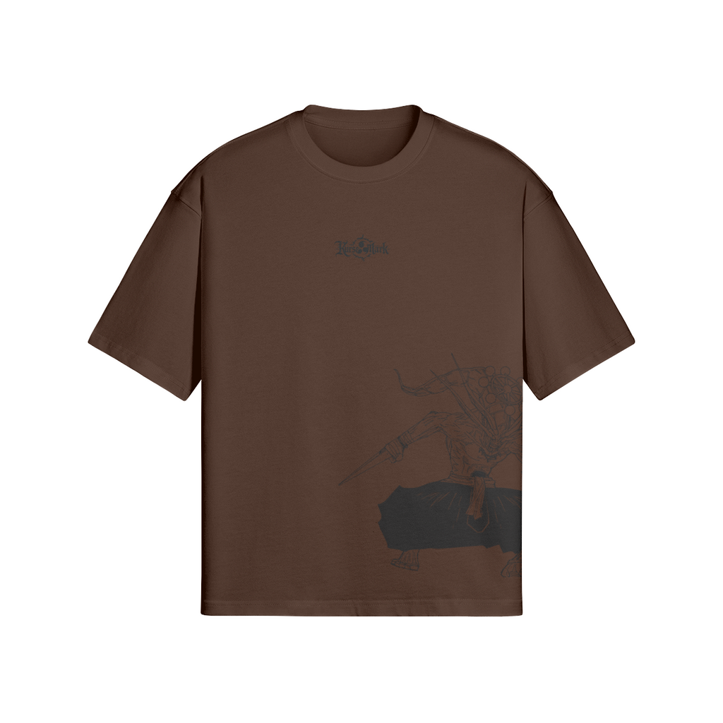 Mahoraga Kurse Mark Tee by PODpartner, featuring a graphic design on a casual t-shirt, displayed flat on a white background.