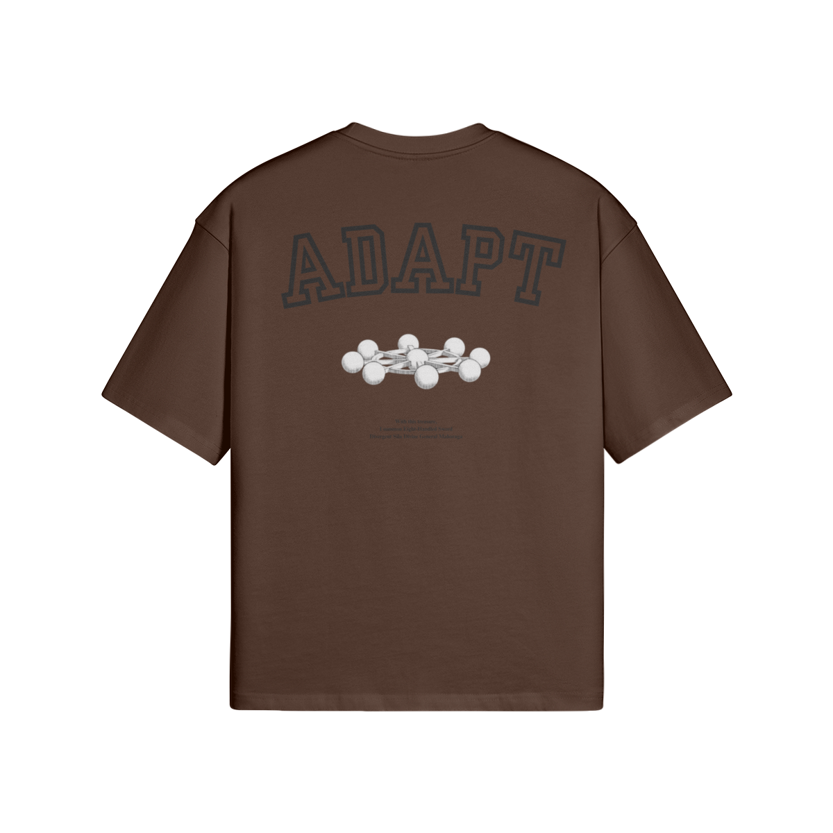 Mahoraga Kurse Mark Tee by PODpartner featuring a casual black T-shirt with bold graphic print and crew neck design.