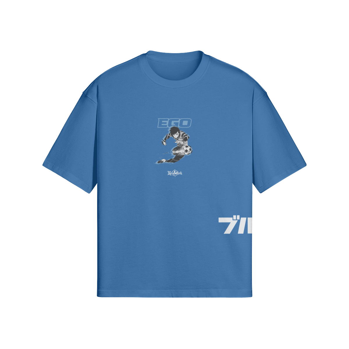 Kurse Mark Rin's Ego Kurse Mark Tee featuring a stylish graphic design on a black casual T-shirt.
