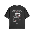 Kurse Mark Jiraiya's Kurse Mark T-shirt featuring a detailed anime-inspired graphic design on a black casual tee.